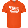 I Drive at 88mph Just in Case Funny Kids T-Shirt Childrens Orange