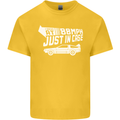 I Drive at 88mph Just in Case Funny Kids T-Shirt Childrens Yellow