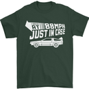 I Drive at 88mph Just in Case Funny Mens T-Shirt Cotton Gildan Forest Green