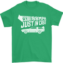 I Drive at 88mph Just in Case Funny Mens T-Shirt Cotton Gildan Irish Green