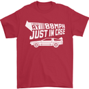 I Drive at 88mph Just in Case Funny Mens T-Shirt Cotton Gildan Red