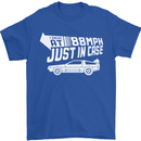 I Drive at 88mph Just in Case Funny Mens T-Shirt Cotton Gildan Royal Blue
