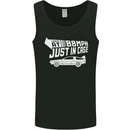I Drive at 88mph Just in Case Funny Mens Vest Tank Top Black