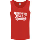 I Drive at 88mph Just in Case Funny Mens Vest Tank Top Red