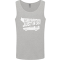 I Drive at 88mph Just in Case Funny Mens Vest Tank Top Sports Grey
