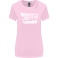 I Drive at 88mph Just in Case Funny Womens Wider Cut T-Shirt Light Pink