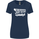 I Drive at 88mph Just in Case Funny Womens Wider Cut T-Shirt Navy Blue