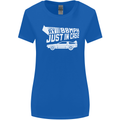 I Drive at 88mph Just in Case Funny Womens Wider Cut T-Shirt Royal Blue