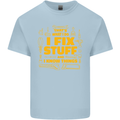 I Fix Stuff Funny Carpenter DIY Tradesman Kids T-Shirt Childrens Light Blue