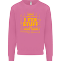 I Fix Stuff Funny Carpenter DIY Tradesman Mens Sweatshirt Jumper Azalea