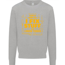 I Fix Stuff Funny Carpenter DIY Tradesman Mens Sweatshirt Jumper Sports Grey