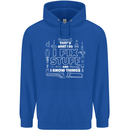 I Fix Stuff Funny Plumber Electrician Mechanic Childrens Kids Hoodie Royal Blue
