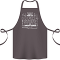 I Fix Stuff Funny Plumber Electrician Mechanic Cotton Apron 100% Organic Dark Grey