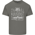 I Fix Stuff Funny Plumber Electrician Mechanic Kids T-Shirt Childrens Charcoal