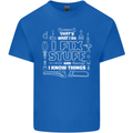 I Fix Stuff Funny Plumber Electrician Mechanic Kids T-Shirt Childrens Royal Blue