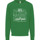 I Fix Stuff Funny Plumber Electrician Mechanic Mens Sweatshirt Jumper Irish Green