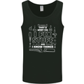 I Fix Stuff Funny Plumber Electrician Mechanic Mens Vest Tank Top Black