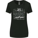 I Fix Stuff Funny Plumber Electrician Mechanic Womens Wider Cut T-Shirt Black
