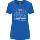 I Fix Stuff Funny Plumber Electrician Mechanic Womens Wider Cut T-Shirt Royal Blue