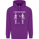 I Found This Humerus Funny Slogan Humorous Childrens Kids Hoodie Purple