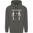 I Found This Humerus Funny Slogan Humorous Childrens Kids Hoodie Storm Grey