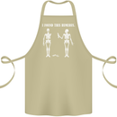 I Found This Humerus Funny Slogan Humorous Cotton Apron 100% Organic Khaki