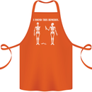 I Found This Humerus Funny Slogan Humorous Cotton Apron 100% Organic Orange