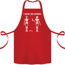 I Found This Humerus Funny Slogan Humorous Cotton Apron 100% Organic Red