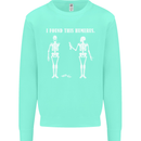 I Found This Humerus Funny Slogan Humorous Kids Sweatshirt Jumper Peppermint