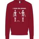 I Found This Humerus Funny Slogan Humorous Kids Sweatshirt Jumper Red