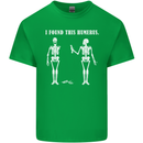 I Found This Humerus Funny Slogan Humorous Kids T-Shirt Childrens Irish Green