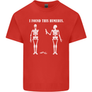 I Found This Humerus Funny Slogan Humorous Kids T-Shirt Childrens Red