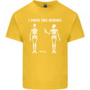 I Found This Humerus Funny Slogan Humorous Kids T-Shirt Childrens Yellow