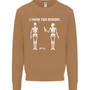 I Found This Humerus Funny Slogan Humorous Mens Sweatshirt Jumper Caramel Latte