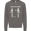 I Found This Humerus Funny Slogan Humorous Mens Sweatshirt Jumper Charcoal