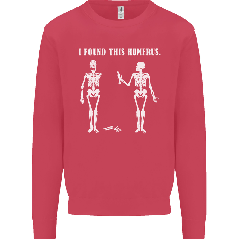 I Found This Humerus Funny Slogan Humorous Mens Sweatshirt Jumper Heliconia