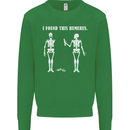 I Found This Humerus Funny Slogan Humorous Mens Sweatshirt Jumper Irish Green