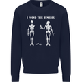 I Found This Humerus Funny Slogan Humorous Mens Sweatshirt Jumper Navy Blue