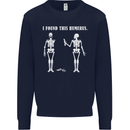 I Found This Humerus Funny Slogan Humorous Mens Sweatshirt Jumper Navy Blue