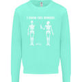I Found This Humerus Funny Slogan Humorous Mens Sweatshirt Jumper Peppermint