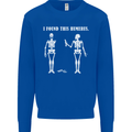 I Found This Humerus Funny Slogan Humorous Mens Sweatshirt Jumper Royal Blue