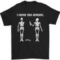I Found This Humerus Funny Slogan Humorous Mens T-Shirt Cotton Gildan Black