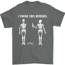 I Found This Humerus Funny Slogan Humorous Mens T-Shirt Cotton Gildan Charcoal
