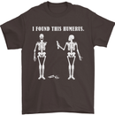 I Found This Humerus Funny Slogan Humorous Mens T-Shirt Cotton Gildan Dark Chocolate