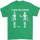 I Found This Humerus Funny Slogan Humorous Mens T-Shirt Cotton Gildan Irish Green