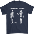I Found This Humerus Funny Slogan Humorous Mens T-Shirt Cotton Gildan Navy Blue