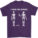 I Found This Humerus Funny Slogan Humorous Mens T-Shirt Cotton Gildan Purple