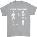 I Found This Humerus Funny Slogan Humorous Mens T-Shirt Cotton Gildan Sports Grey