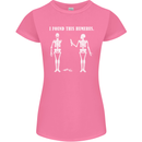I Found This Humerus Funny Slogan Humorous Womens Petite Cut T-Shirt Azalea