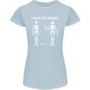 I Found This Humerus Funny Slogan Humorous Womens Petite Cut T-Shirt Light Blue